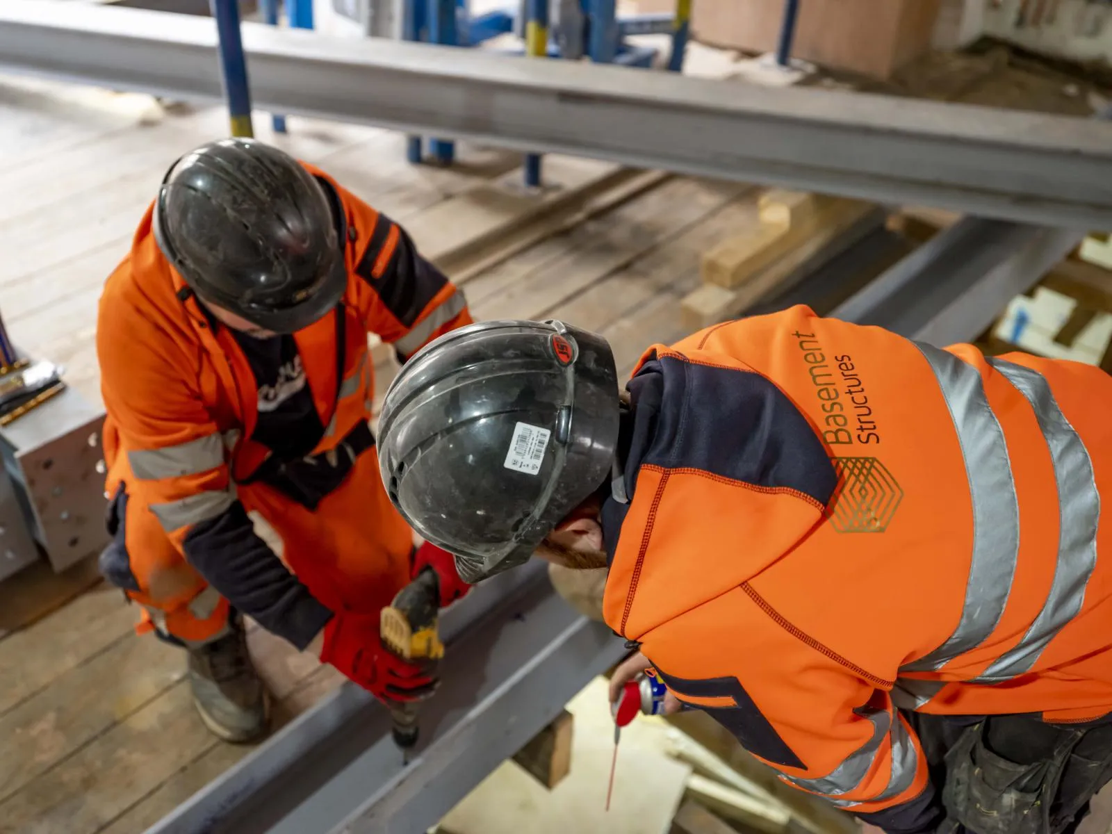 Basement construction health and safety site controls